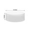 14 in Clear Round Acrylic CAKE STAND Display Box Pedestal Riser Party Events